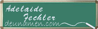 Adelaide Fechler Visitenkarte